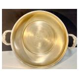 Set of Silver-Plated Serving Dishes with Filigree Handles and 3 storage bags Set of Silver-Plated Serving Dishes with Filigree Handles and 3 storage bags