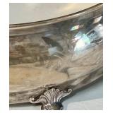 Set of Silver-Plated Serving Dishes with Filigree Handles and 3 storage bags Set of Silver-Plated Serving Dishes with Filigree Handles and 3 storage bags