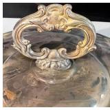 Set of Silver-Plated Serving Dishes with Filigree Handles and 3 storage bags Set of Silver-Plated Serving Dishes with Filigree Handles and 3 storage bags