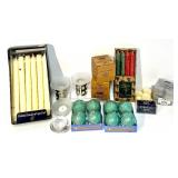 Assorted Candle Collection with Holders and Tapers Assorted Candle Collection with Holders and Tapers