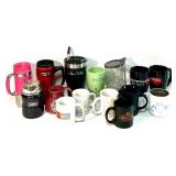 Collection of 15 Assorted Mugs and Thermos Containers Collection of 15 Assorted Mugs and Thermos Containers