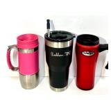 Collection of 15 Assorted Mugs and Thermos Containers Collection of 15 Assorted Mugs and Thermos Containers