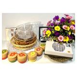 End of Day Mixed Decor Set with Equalizer EQ2 Register Booster and Floral Arrangement End of Day Mixed Decor Set with Equalizer EQ2 Register Booster and Floral Arrangement