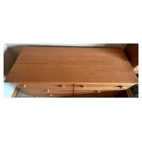 Palliser Double Dresser with 6 Drawers in Medium Wood Finish Palliser Double Dresser with 6 Drawers in Medium Wood Finish