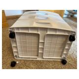 3-Drawer Plastic Storage Unit on Wheels 3-Drawer Plastic Storage Unit on Wheels