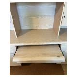 Wooden Office Desk with Hutch and Storage Drawers Wooden Office Desk with Hutch and Storage Drawers