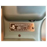 Vintage Viking Husqvarna Sewing Machine with Wooden Cabinet Vintage Viking Husqvarna Sewing Machine with Wooden Cabinet