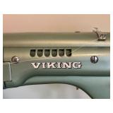 Vintage Viking Husqvarna Sewing Machine with Wooden Cabinet Vintage Viking Husqvarna Sewing Machine with Wooden Cabinet
