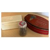 Vintage Viking Husqvarna Sewing Machine with Wooden Cabinet Vintage Viking Husqvarna Sewing Machine with Wooden Cabinet