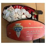 Vintage Viking Husqvarna Sewing Machine with Wooden Cabinet Vintage Viking Husqvarna Sewing Machine with Wooden Cabinet