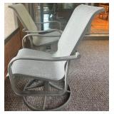 Pair of Suncoast Outdoor Swivel Chairs Pair of Suncoast Outdoor Swivel Chairs