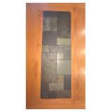 Dining Table with Slate Inlay and 4 Chairs Dining Table with Slate Inlay and 4 Chairs