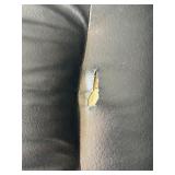 Used Black Office Chair with Minor Tear Used Black Office Chair with Minor Tear