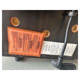 Used Black Office Chair with Minor Tear Used Black Office Chair with Minor Tear