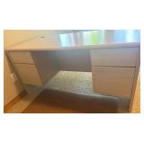 Used Light Wood Office Desk with Drawers Used Light Wood Office Desk with Drawers