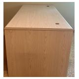 Used Light Wood Office Desk with Drawers Used Light Wood Office Desk with Drawers