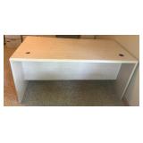 Used Light Wood Office Desk with Drawers Used Light Wood Office Desk with Drawers