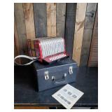 Small Hohner Corona II Accordion In Great Condition Works