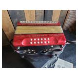 Small Hohner Corona II Accordion In Great Condition Works