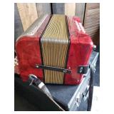 Small Hohner Corona II Accordion In Great Condition Works