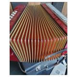 Small Hohner Corona II Accordion In Great Condition Works