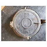 Vintage Cast Iron Waffle Iron For Stovetop or Open Fire