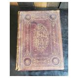 Large Vintage Holy Bible John J & E Golden