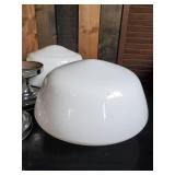 4 Large Vintage Ceiling Mount Lights Fixtures and Globes