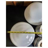 4 Large Vintage Ceiling Mount Lights Fixtures and Globes