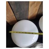 4 Large Vintage Ceiling Mount Lights Fixtures and Globes