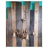 Gorgeous Turn of the Century Ornate Hanging Lamp With Gorgeous Detail