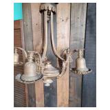 Gorgeous Turn of the Century Ornate Hanging Lamp With Gorgeous Detail