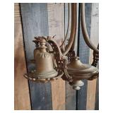 Gorgeous Turn of the Century Ornate Hanging Lamp With Gorgeous Detail