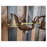 Gorgeous Turn of the Century Ornate Hanging Lamp With Gorgeous Detail