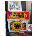 Computer Software and Information Word Perfect, Quattro Pro For Windows and much more