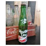 Vintage Coke Crate with Some Very Cool Unique Bottles, Suburban Club, Crass, nesbitts, and more