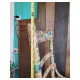 Check This Piece of Art out, Vintage Chair Covered in Vintage Stamps of all types, Sizes and Years   This is a Cool Chair