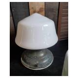 Vintage Childrens Rocking Chair, Vintage Light Fixture, Vintage Jar, and Vintage Dulap Hand Crank Bench Grinder