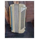 Gorgeous Scandalli Accordion In Great Condition and Vibrant Blue Coloring