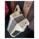 Gorgeous Scandalli Accordion In Great Condition and Vibrant Blue Coloring