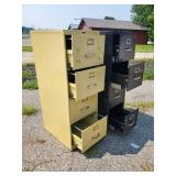 Set of Metal File Cabinets in Good useable Condition