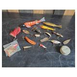 Vintage Fishing Lures, Decoys and other fishing items