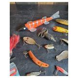 Vintage Fishing Lures, Decoys and other fishing items