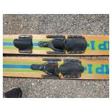 Comp 1 Cut n Jump Wooden Skis with Great Coloring