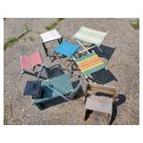 Cool Vintage Camp Chairs Vintage Bench, Childrens Chair/Step stool and more