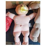 Cabbage Patch Dolls Clothing and Box  Fun Vintage Lot