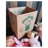 Cabbage Patch Dolls Clothing and Box  Fun Vintage Lot