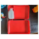 Vintage Disney Toy Lot, Koolade Lunchbox, And Others