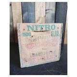 Vintage Wooden Nitro Kleanbore Box in Good Solid Condition