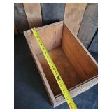 Vintage Wooden Nitro Kleanbore Box in Good Solid Condition